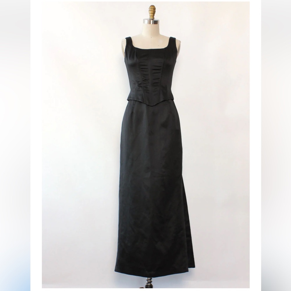 Scott McClintock Black Formal Dress Vintage!!
